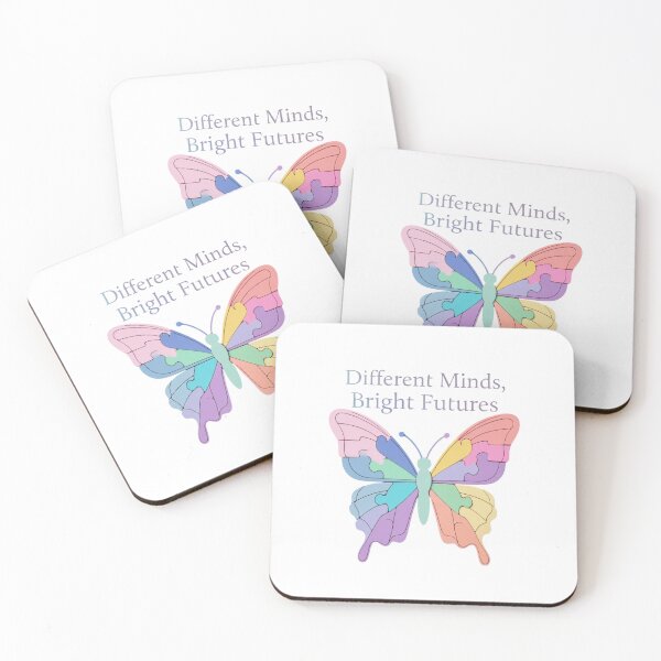 Item preview, Different Minds Bright Futures – Neurodiversity Pastel Tee designed and sold by EcoArtTees.