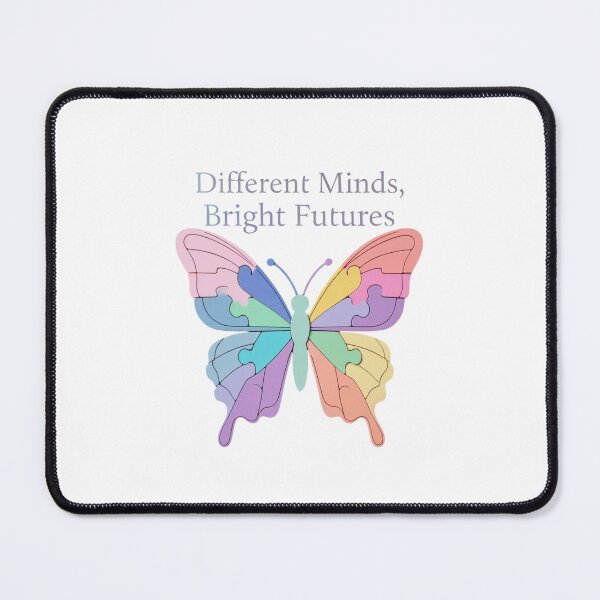 Item preview, Different Minds Bright Futures – Neurodiversity Pastel Tee designed and sold by EcoArtTees.