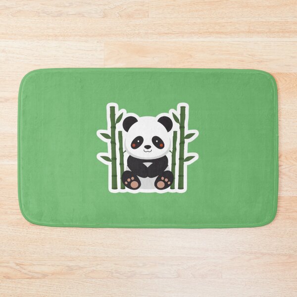 Item preview, Cute Kawaii Panda with Bamboo – Adorable Chibi Panda Design designed and sold by TokyoView.