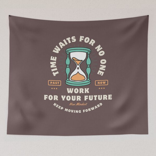 Item preview, Time waits for no one designed and sold by KindlingArt.