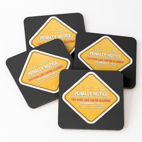 Item preview, Funny Penalty Notice Decal | Bad Driver Sarcastic Humor designed and sold by Snark & Spark.