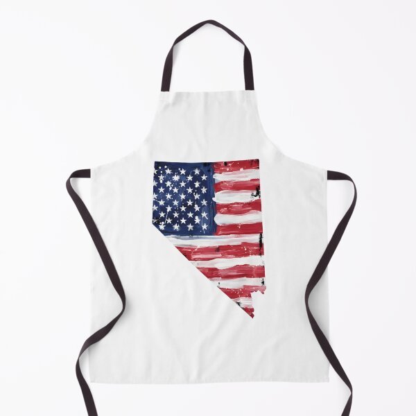 Item preview, Nevada Stars & Stripes State Silhouette – Distressed Americana designed and sold by Paper Drip.