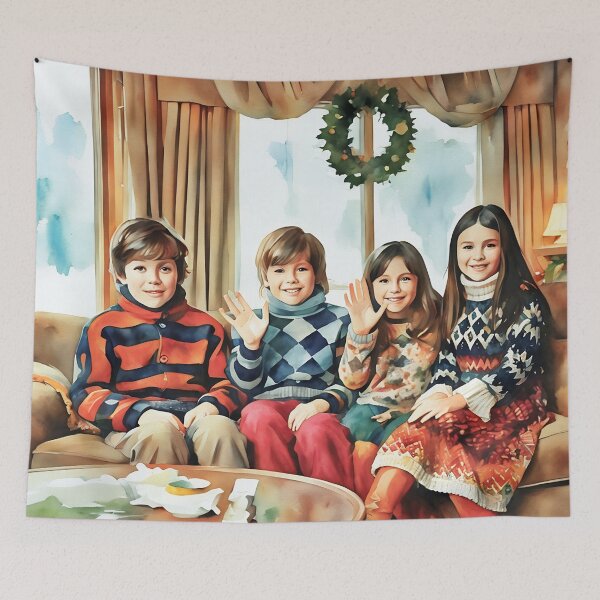 Item preview, Friends and Cousins for Christmas designed and sold by RCWatercolours.