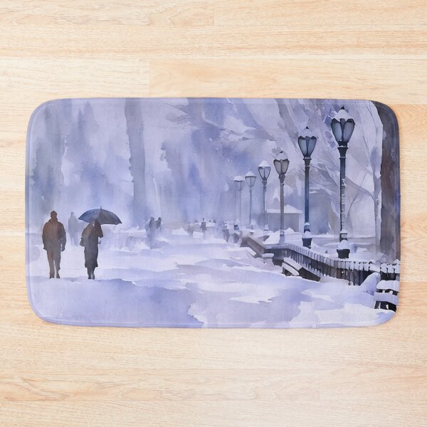 Item preview, Lone Figures in Central Park designed and sold by RCWatercolours.