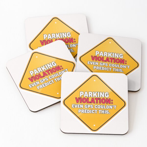 Item preview, GPS Couldn't Predict This Parking Sticker | Funny Violation Decal | Sarcastic Bad Driver Warning designed and sold by GiftLore Studio.