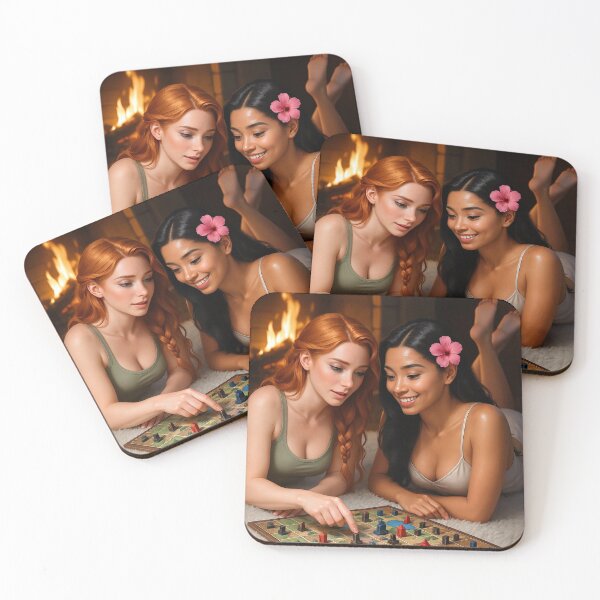 Item preview, Rowan x Shanti board games by fire  designed and sold by CathryneDelamort.