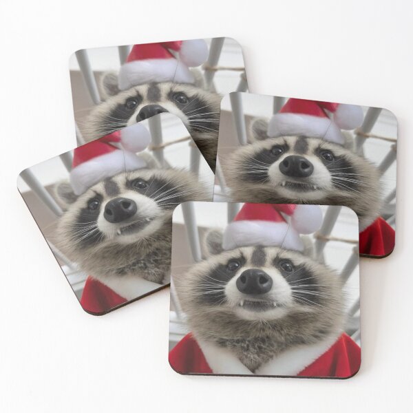 Item preview, silly christmas raccoon XD designed and sold by SillySyndrome.