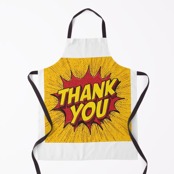 Item preview, Comic Book Style Thank You Pop Art Burst with Yellow Red Design designed and sold by Blurbean.