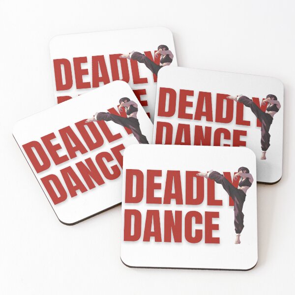 Item preview, Deadly Dance – Anime Fighter Kick Design designed and sold by Ahmed-G-Designs.