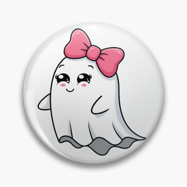 Item preview, Candy Ghost with Pink Bow designed and sold by Krfto.