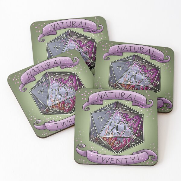 Item preview, Natural twenty: Crystals designed and sold by RedFire-Art.