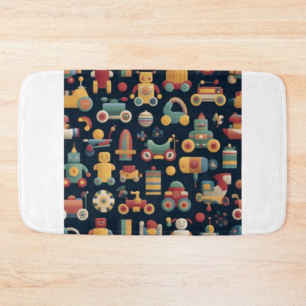 Item preview, Traditional cars and toys pattern for boys designed and sold by SmileshareShop.