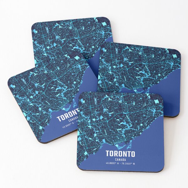 Item preview, Toronto Midnight City Map designed and sold by HomeLivingCo.