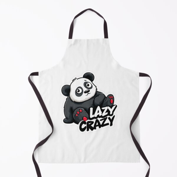 Item preview, Lazy Crazy Cute Panda Cartoon Character Humor Design designed and sold by Blurbean.