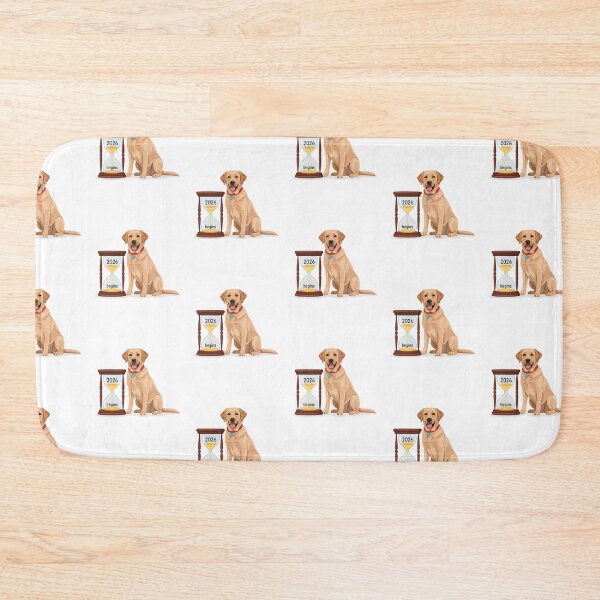 Item preview, Labrador With Hourglass – New Year 2026 Begins Countdown Dog designed and sold by MuniraWearify.