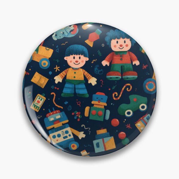 Item preview, Old school toys pattern for boys designed and sold by SmileshareShop.