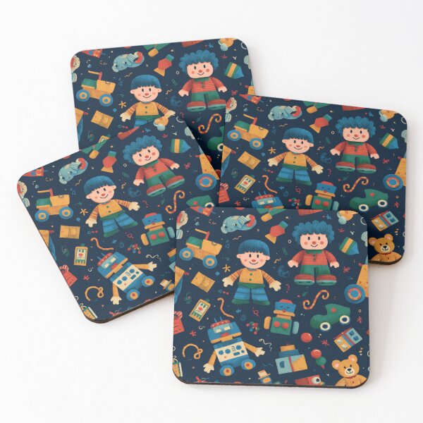 Item preview, Old school toys pattern for boys designed and sold by SmileshareShop.