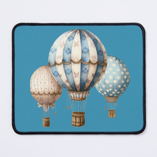 Item preview, Vintage Hot Air Balloons – Whimsical Watercolor Nursery Wall Art designed and sold by PAPIRO SIGLO XXI.