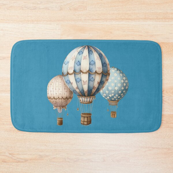Item preview, Vintage Hot Air Balloons – Whimsical Watercolor Nursery Wall Art designed and sold by PAPIRO SIGLO XXI.