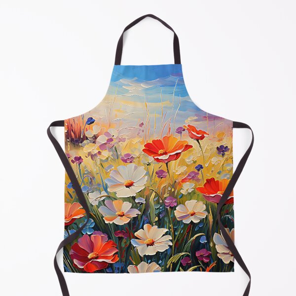 Artikelvorschau, Fröhliches Feld bunter Blumen Kunst im impressionistischen Stil entworfen und verkauft von DEC02.