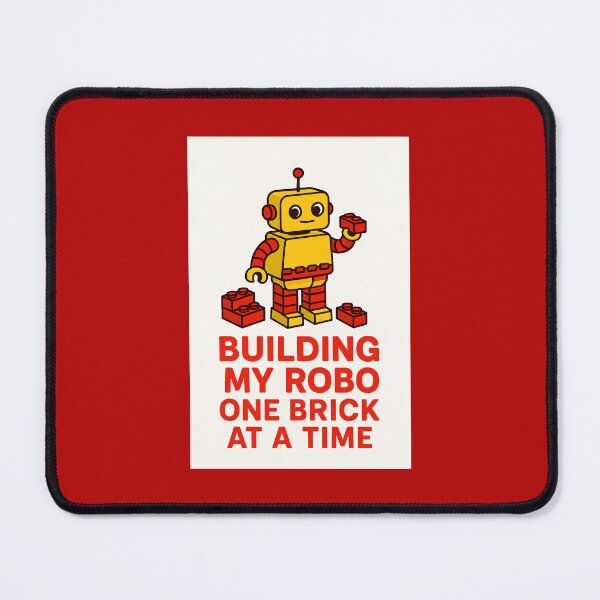 Item preview, Building My Robo. One Brick at a Time. designed and sold by Novel Works Studio.