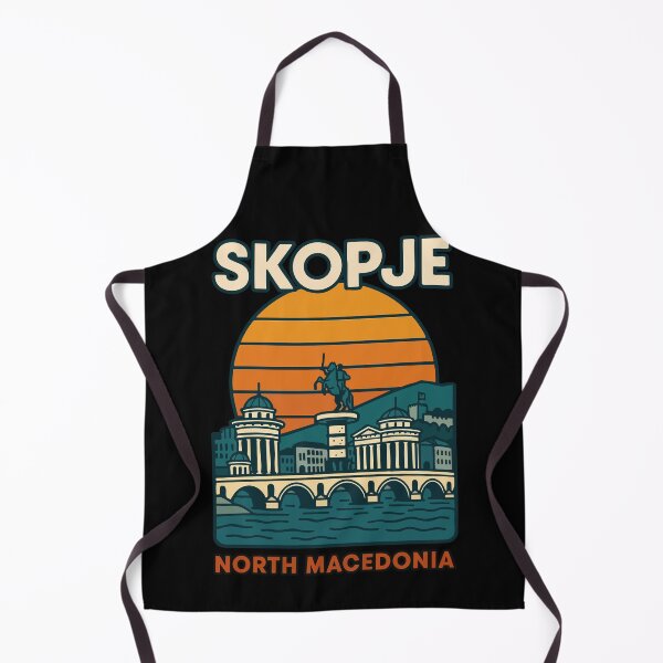 Item preview, Skopje North Macedonia RetroTravel designed and sold by TomFrontierArt.