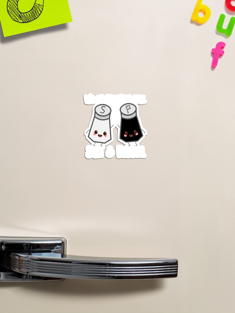 Salt And Pepper Best Friends Sticker for Sale by SusurrationStud