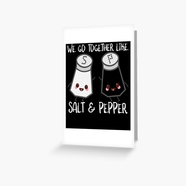 Salt And Pepper Best Friends Sticker for Sale by SusurrationStud