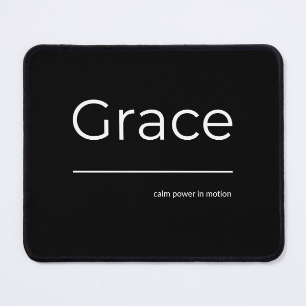 Artikelvorschau, Grace – Minimalistische Namenskunst in Schwarz | Ruhige Kraft in Bewegung entworfen und verkauft von baskamade.