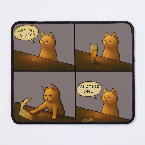 Item preview, A cat walks into bar designed and sold by Speedy_Turtle.