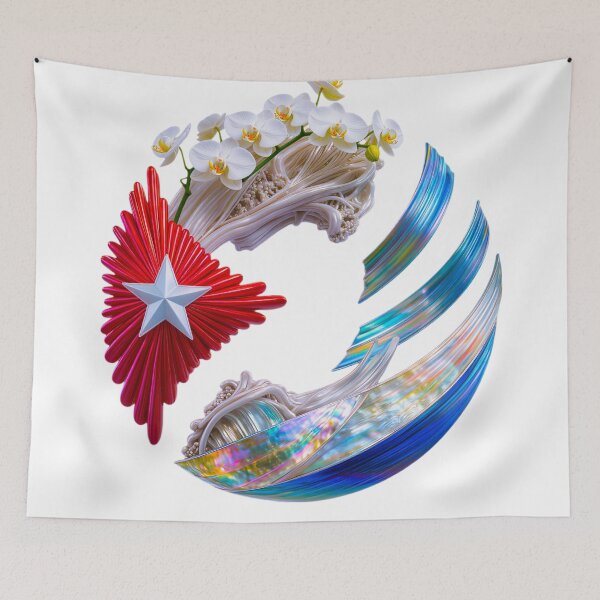 Item preview, spherical flag designed and sold by KUBANOPLUS ART.