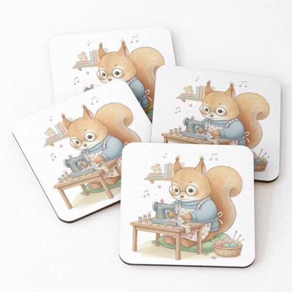 Item preview, Stitch by Stitch: Grandma Squirrel in the Studio designed and sold by KawaiiChibii.