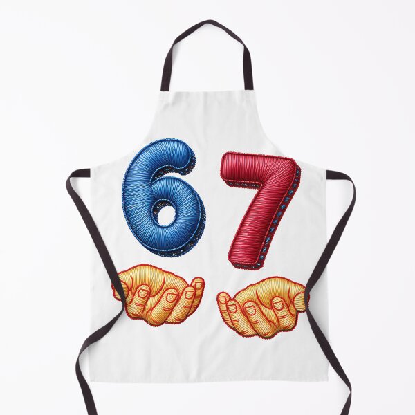 Item preview, Funny Six Seven 6 7 Meme Gen Alpha Slang 67 designed and sold by iremFan.