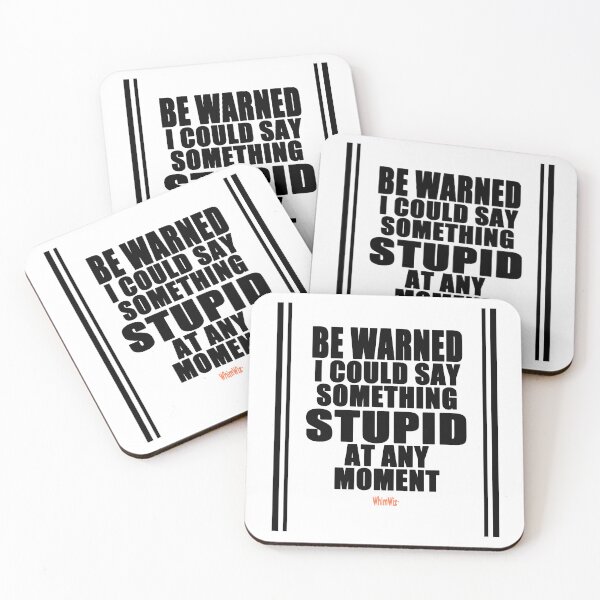 Item preview, I Could Say Something Stupid - WhimWiz Funny & Quirky Gift Ideas designed and sold by WhimWiz.