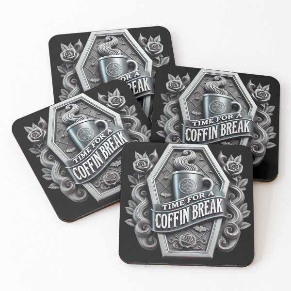 Item preview, Time for a Coffee Break – Nocturnal Humor for Night Owls designed and sold by Occupational  Horrors.