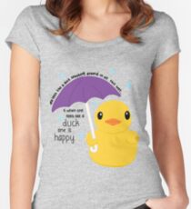 Duck Women's Fitted Scoop T-Shirt