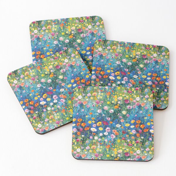 Item preview, Monet-Inspired Abstract Colorful Flowers Digital Design Art designed and sold by DEC02.