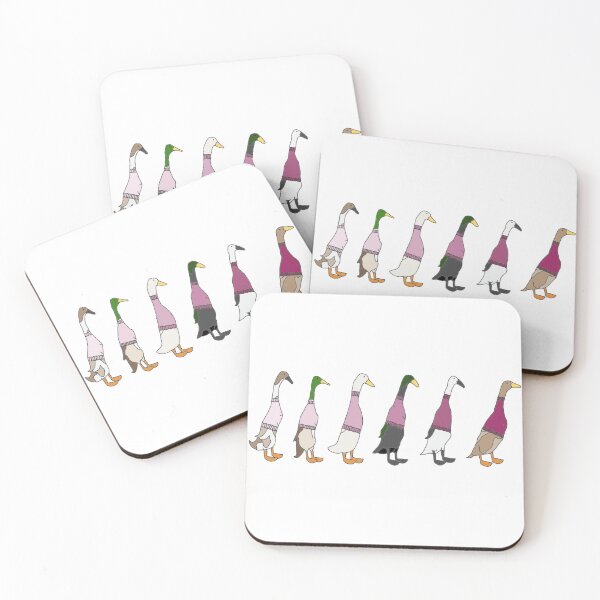 Item preview, Runner Ducks in Purple Sweaters designed and sold by Sweet-Stitches.