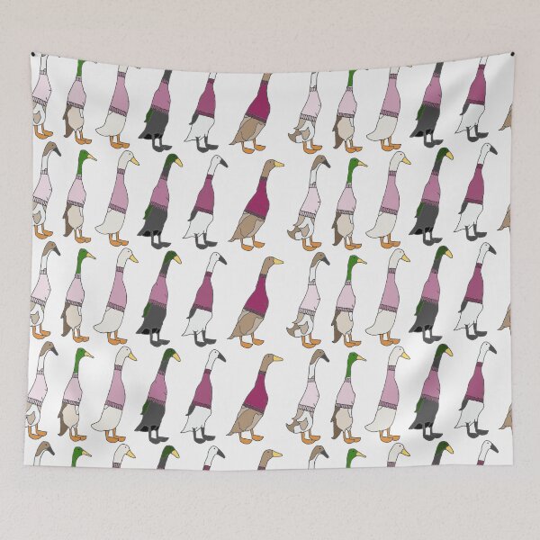 Item preview, Runner Ducks in Purple Sweaters designed and sold by Sweet-Stitches.