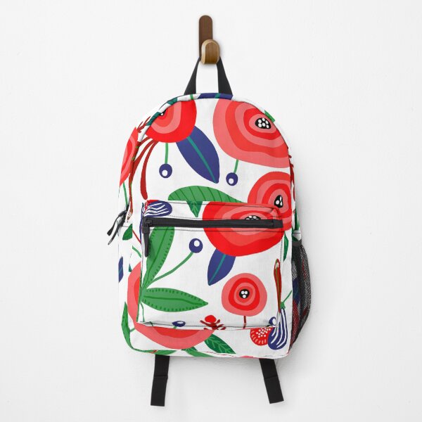 Item preview, Modern Red Floral Abstract Designs With Green Leaves designed and sold by DEC02.