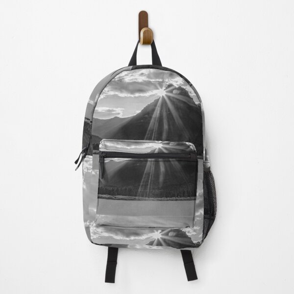 Item preview, Glacier National Park Sunset In Black and White designed and sold by Kay Brewer.