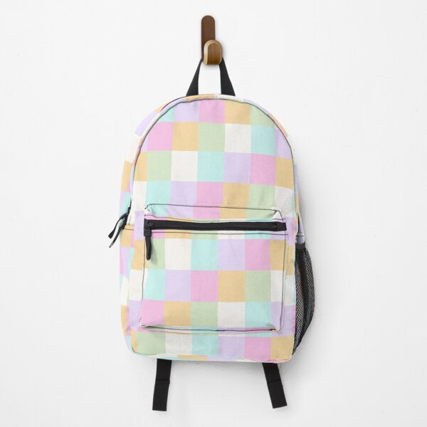 Item preview, Light Multicolored Square Design Colorful Squares Pattern Pastel Colors Print. designed and sold by bestggraphico.