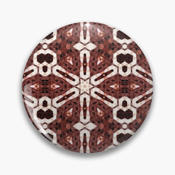 Item preview, Star Boho Geometrical Pattern in Reddish Brown designed and sold by Artistestella.