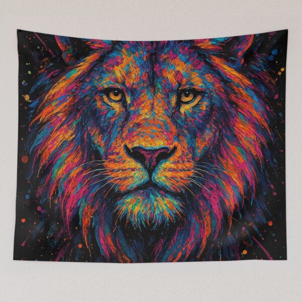 Item preview, Neon Lion – King of Color designed and sold by kastabembe.