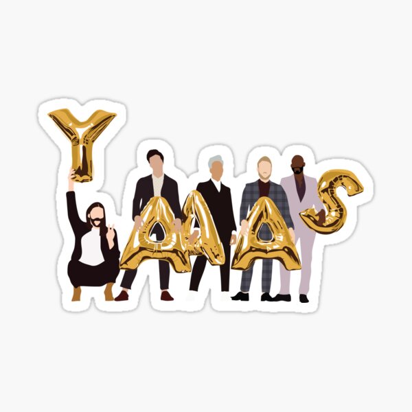 The Fab 5 Sticker