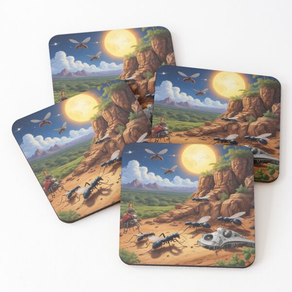 Item preview, Ant King Leads Colony to Crashed UFO designed and sold by Bmyguest.