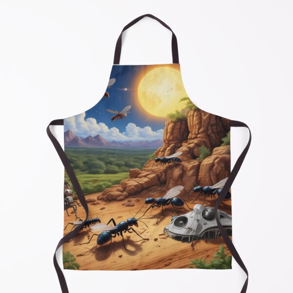Item preview, Ant King Leads Colony to Crashed UFO designed and sold by Bmyguest.