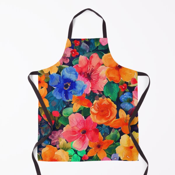 Item preview, Boldly Colorful Watercolor-Style Flowers Design Art designed and sold by DEC02.