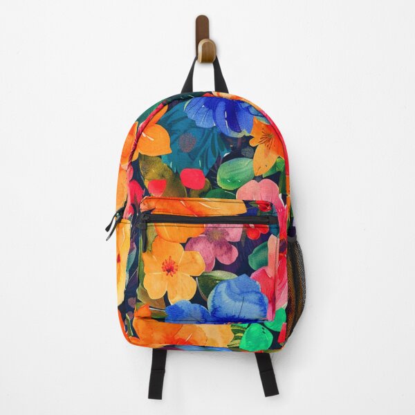Item preview, Boldly Colorful Watercolor-Style Flowers Design Art designed and sold by DEC02.