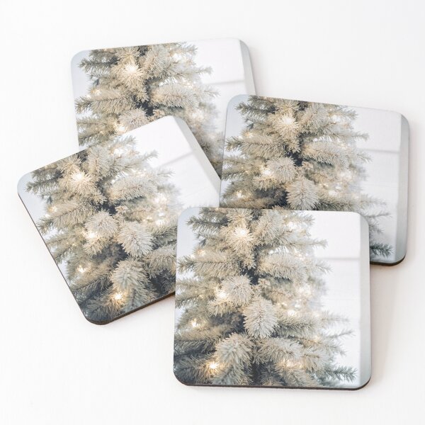 Item preview, Frosted Tips Pine Tree with Lights  designed and sold by VibinInteriors.
